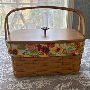 Longaberger Lunch Box Basket Rare